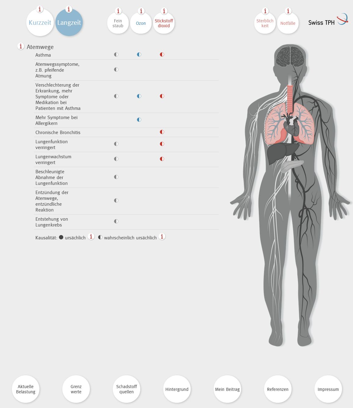 Projektbeispiel: Infografik Luftschadstoffe
